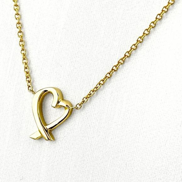 Tiffany & Co. Jewelry - Tiffany & Co Tiffany & Co Loving Heart Necklace YG Yellow Gold Pendant Necklace